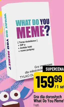 Polomarket What Do You Meme? Gra dla dorosłych oferta