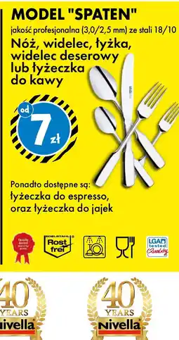 Tedi Nivella Spaten sztućce oferta
