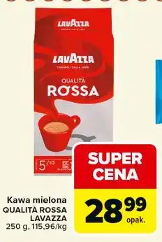 Carrefour Kawa mielona QUALITÀ ROSSA LAVAZZA oferta