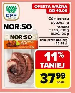 Carrefour Ośmiornica gotowana NORSO oferta