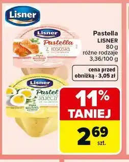 Carrefour Pastella LISNER 80 g różne rodzaje oferta