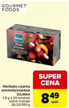 Carrefour Herbata czarna aromatyzowana DILMAH oferta