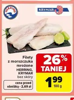 Carrefour Filety z morszczuka mrożone oferta