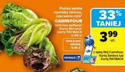 Carrefour Polska sałata rzymska zielona, czerwona mini oferta