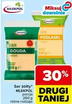 Carrefour Ser żółty MLEKPOL oferta