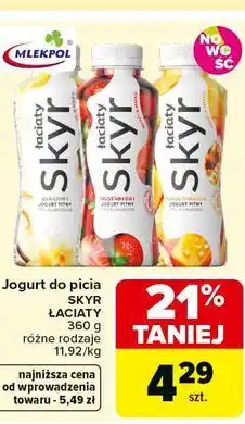 Carrefour Jogurt do picia SKYR ŁACIATY oferta