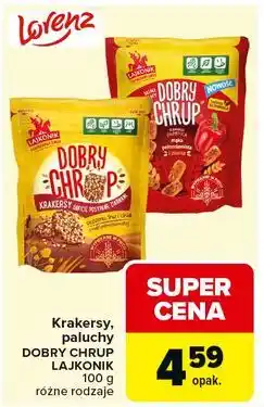 Carrefour Krakersy, paluchy DOBRY CHRUP LAJKONIK oferta