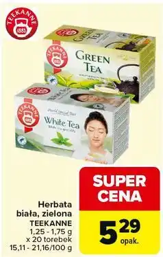 Carrefour Herbata biała, zielona TEEKANNE oferta