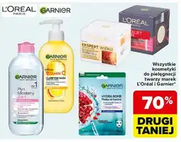 Carrefour Wszystkie kosmetyki do pielęgnacji twarzy marek L'Oréal i Garnier oferta