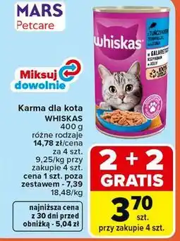 Carrefour Karma dla kota WHISKAS oferta