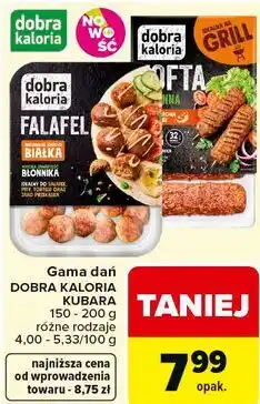 Carrefour Dania DOBRA KALORIA KUBARA 150 - 200 g różne rodzaje oferta