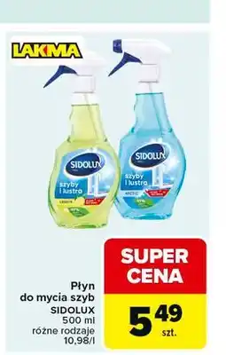 Carrefour Płyn do mycia szyb SIDOLUX oferta