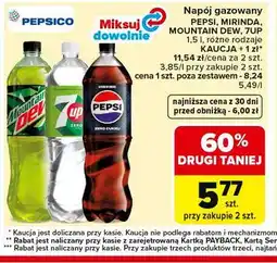Carrefour Napój gazowany PEPSI, MIRINDA, MOUNTAIN DEW, 7UP oferta