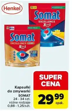 Carrefour Kapsułki do zmywarki SOMAT oferta