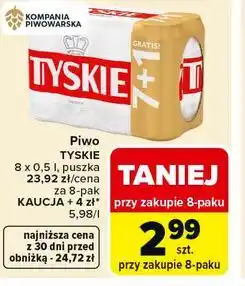 Carrefour Piwo TYSKIE oferta