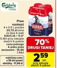 Carrefour Piwo HARNAŚ oferta