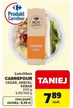 Carrefour Lunchbox CARREFOUR CEZAR, GRECKI, KEBAB oferta