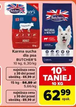 Carrefour Karma sucha dla psa BUTCHER'S oferta