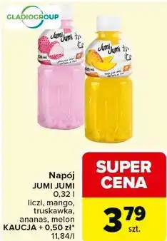 Carrefour Napój JUMI JUMI 0,32 l liczi, mango, truskawka, ananas, melon oferta