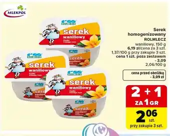 Carrefour Serek homogenizowany ROLMLECZ oferta