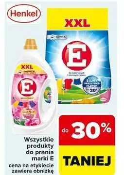 Carrefour Wszystkie produkty do prania marki E oferta