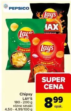 Carrefour Chipsy LAY'S oferta