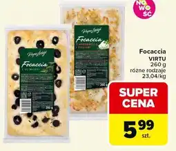 Carrefour Focaccia VIRTU oferta