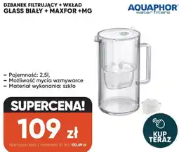 Max Elektro Aquaphor Dzbanek filtrujący Glass oferta