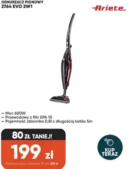 Max Elektro Ariete Odkurzacz pionowy 2764 Evo 2w1 oferta