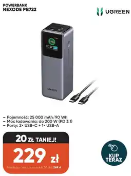 Max Elektro Ugreen Powerbank Nexode PB722 oferta
