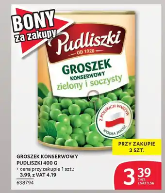Selgros Groszek konserwowy pudliszki oferta