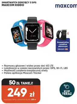 Max Elektro Maxcom Smartwatch dziecięcy Kiddo oferta