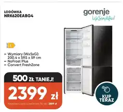 Max Elektro Gorenje Lodówka NRK620EABG4 oferta
