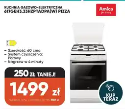 Max Elektro Amica Kuchnia 617GEH3.33HZPTADPA(W) Pizza oferta