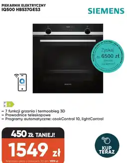 Max Elektro Siemens Piekarnik elektryczny IQ500 HB537GES3 oferta