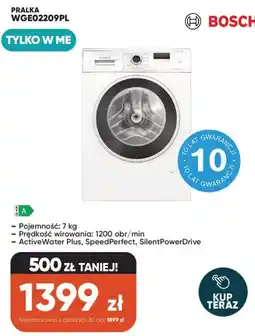 Max Elektro Bosch Pralka WGE02209PL oferta