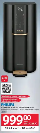 Selgros Philips Dispenser do wody ADD6901HBK01/10 oferta