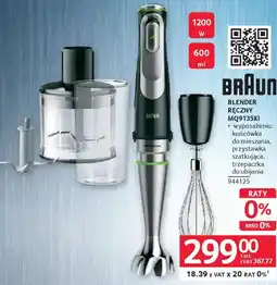 Selgros Braun Blender ręczny MQ9135XI oferta