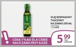 Selgros Olej rzepakowy tłoczony na zimno oferta