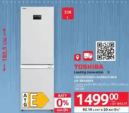 Selgros Toshiba Chłodziarko-zamrażarka oferta