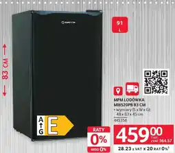 Selgros MPM Lodówka MM520PB 83 cm oferta