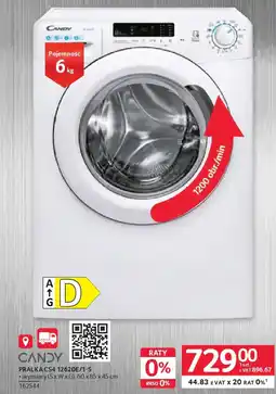 Selgros Candy Pralka CS4 1262DE/1-S oferta