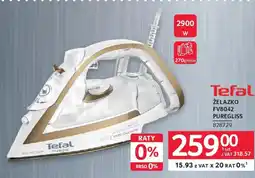 Selgros Tefal Żelazko FV8042 Puregliss oferta