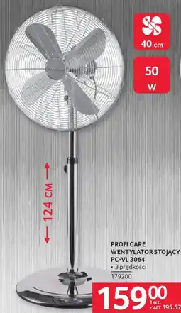 Selgros Profi Care Wentylator stojący pc-vl 3064 oferta
