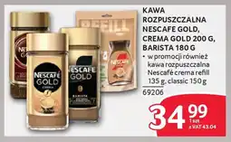 Selgros Kawa rozpuszczalna nescafe gold, crema gold / barista oferta