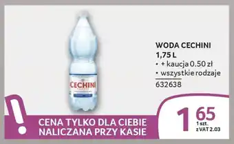 Selgros Woda cechini oferta