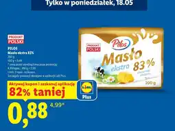 Lidl Pilos Masło ekstra 83% oferta