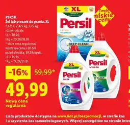 Lidl Żel lub proszek do prania, XL PERSIL oferta