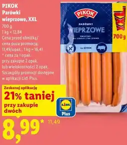 Lidl Parówki wieprzowe, XXL oferta