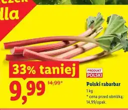 Lidl Polski rabarbar oferta